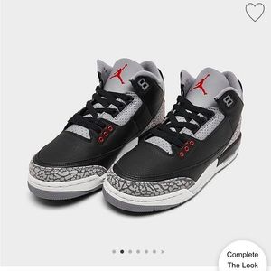 Air Jordan Black and Gray Sneakers